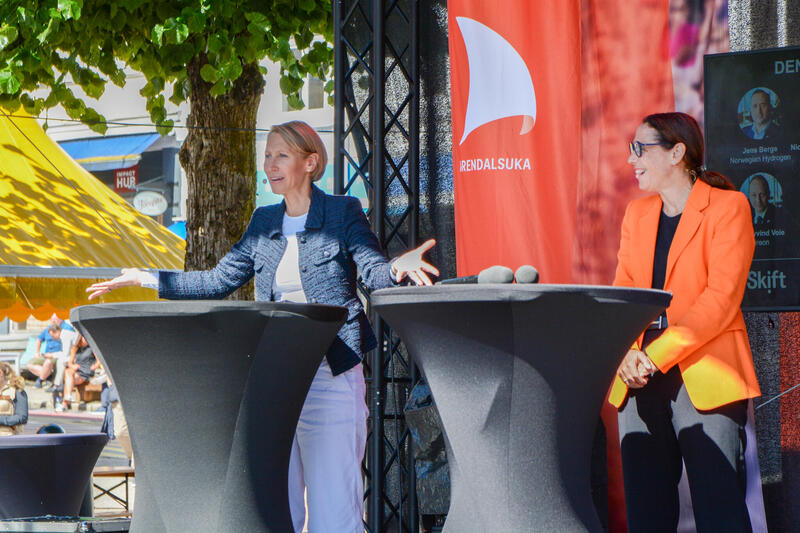 Arendalsuka: Forsyningssikkerhet, hydrogenlastebil og st&oslash;dig kurs