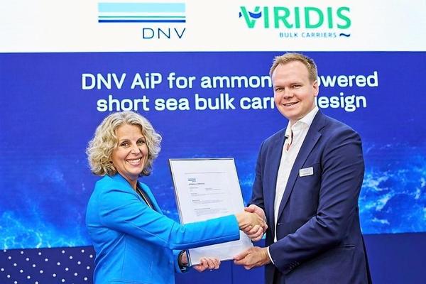 Ammoniakk er godkjent som drivstoff i skip