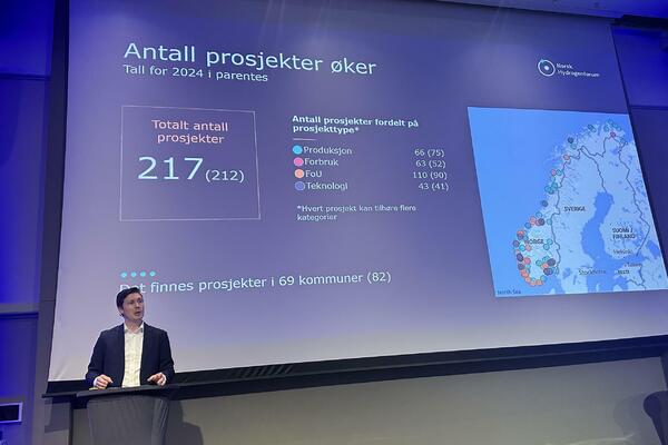 Kartlegging: Antall hydrogenprosjekter øker